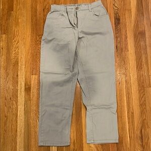 Blair Women's Light Gray Straight Leg Jeans